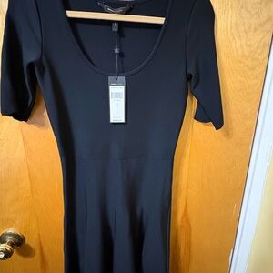 BCBGMaxAzria Classic Black short Sleeve Dress